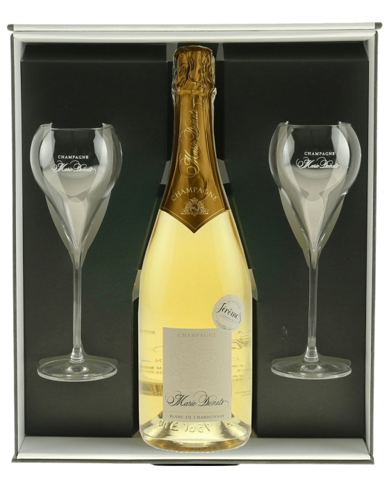 Champagne cadeau met glazen - Jerome Champagne